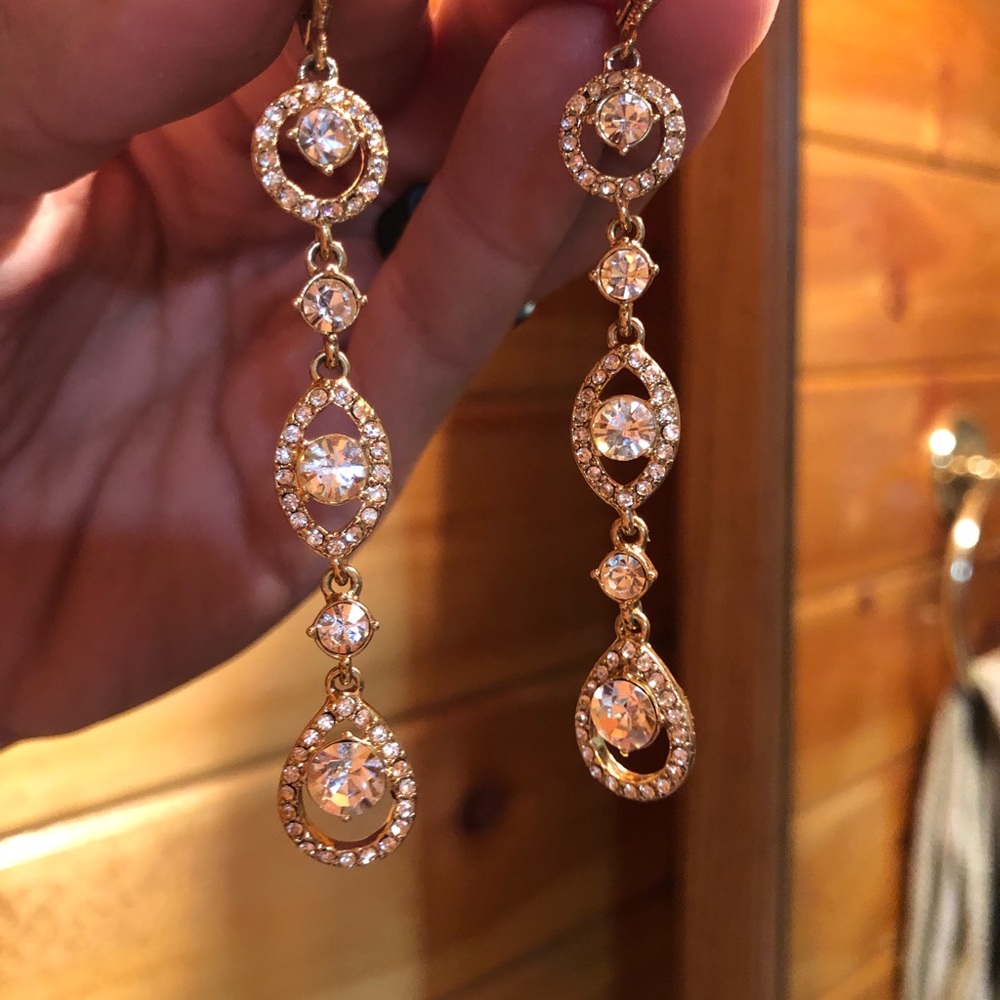 Givenchy long earrings.